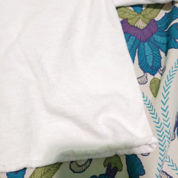 Snickers t-shirt white X-Large Graphic Cropped short-sleeve Casual - Picture 5 of 5